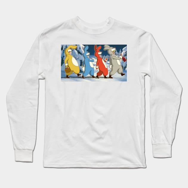 Roy, Max, Rick, Ben Happy Pascua Long Sleeve T-Shirt by Robotech/Macross and Anime design's